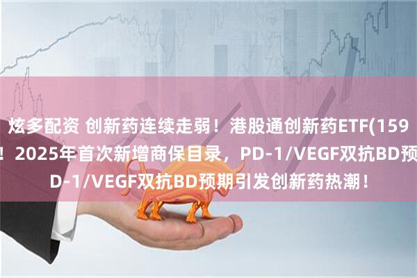 炫多配资 创新药连续走弱！港股通创新药ETF(159570)再度冲高回落！2025年首次新增商保目录，PD-1/VEGF双抗BD预期引发创新药热潮！