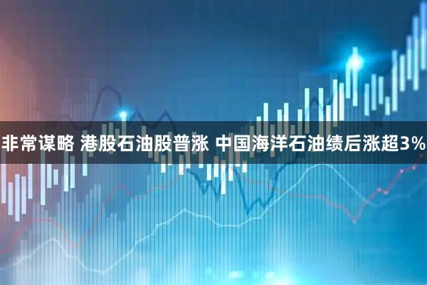 非常谋略 港股石油股普涨 中国海洋石油绩后涨超3%